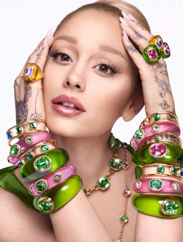 Swarovski, la nuova campagna Spring-Summer 2025 con Ariana Grande - Dulcis e Chroma Collection ARIANA-GRANDE-SWAROWSKI-COURTESY - 1