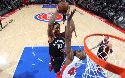 DeRozan vola sopra Detroit: Toronto ai playoff