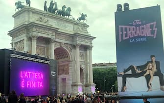 Milano - The Ferragnez - la premiere della seconda stagione della serie presentata ai fan all&#x92;Arco della Pace, (Milano - 2023-05-17, Massimo Alberico) p.s. la foto e' utilizzabile nel rispetto del contesto in cui e' stata scattata, e senza intento diffamatorio del decoro delle persone rappresentate