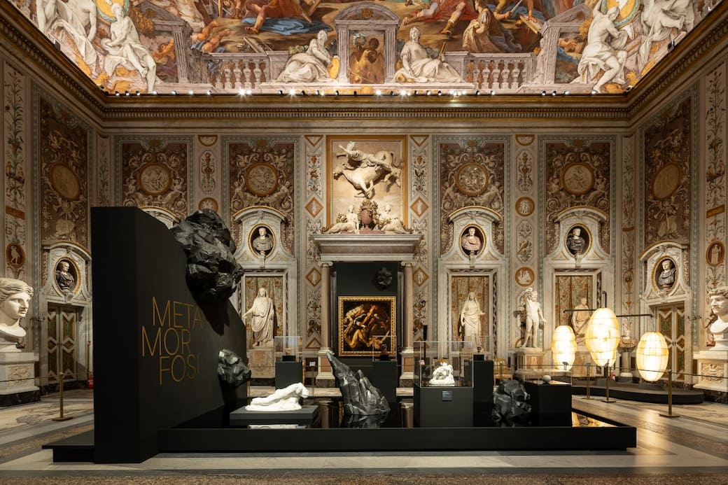 Installation view, METAMORFOSI, Ovidio e le arti, Galleria Borghese, Roma. Ph. A. Novelli ©GalleriaBorghese