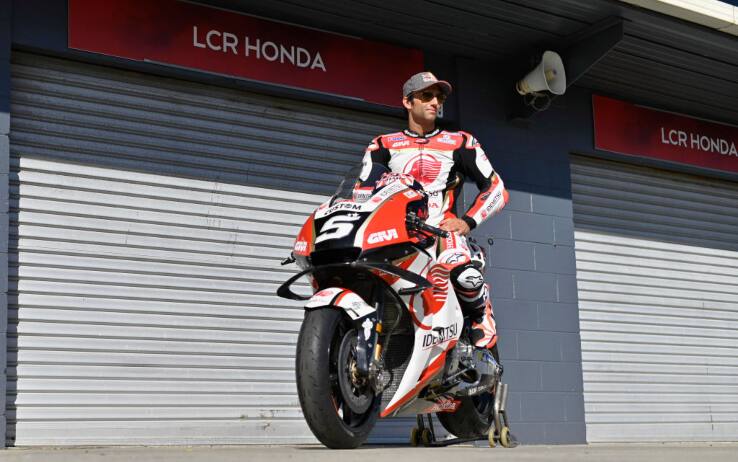 Zarco in sella alla Honda Lcr