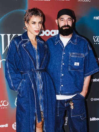 Milano, Il photocall per il red carpet dei Billboard Women in Music al Teatro Manzoni. Nella foto: Coma Cose