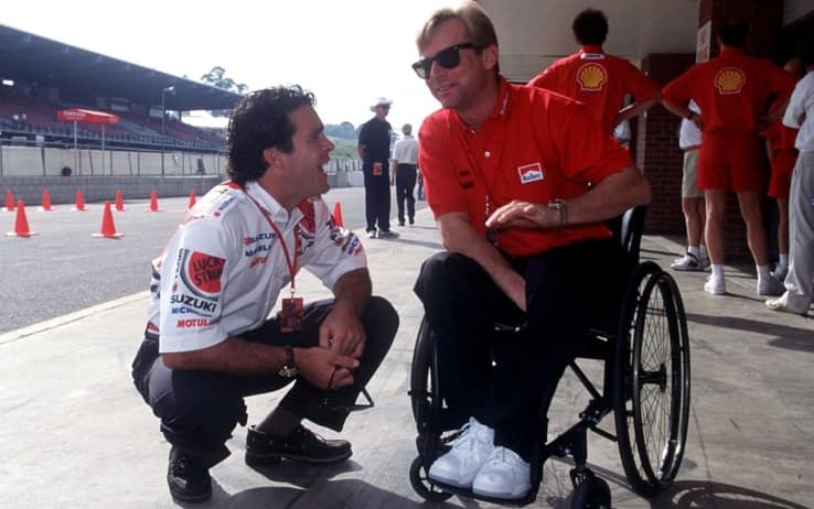 Daryl Beattie e Wayne Rainey nel 1995