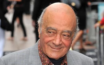 epa03786332 (FILE) Picture dated 17 June 2009 shows Egyptian-born businessman Mohamed Al Fayed arriving at the movie premiere of Bruno, held at the Empire Leicester Square in central London, Britain. Shahid Khan, billionaire owner of the NFL's Jacksonville Jaguars, was announced 12 July 2013 night as the new owner of Premier League club Fulham. The Pakistan-born Khan, 62, bought the club from Mohamed al-Fayed, the 85-year-old Egyptian, who has been the owner since 1997. According to the Fulham website, the deal has been approved by the Premier League, and Khan "assumes 100-per-cent ownership of the club, debt-free, as of today."  EPA/DANIEL DEME