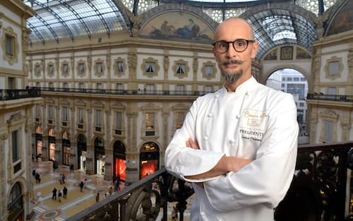 Milano - Presentazione del concorso internazionale Bocuse d'r al ristorante di Carlo Cracco, Chef Enrico Crippa Presidente (Milano - 2020-01-15, Maurizio Maule) p.s. la foto e' utilizzabile nel rispetto del contesto in cui e' stata scattata, e senza intento diffamatorio del decoro delle persone rappresentate