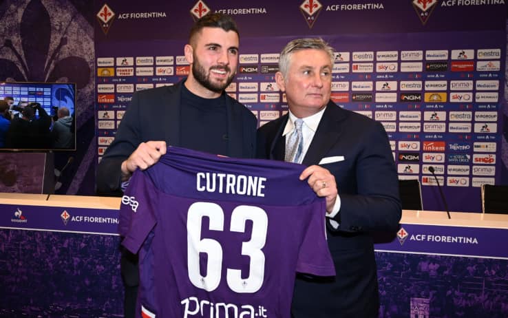 Fiorentina la presentazione di Patrick Cutrone Voglio farmi chiamare bomber Sky Sport