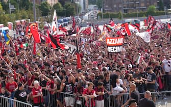 MILANO – Festa del Milan per la vincita del 19° scudetto a Casa Milan