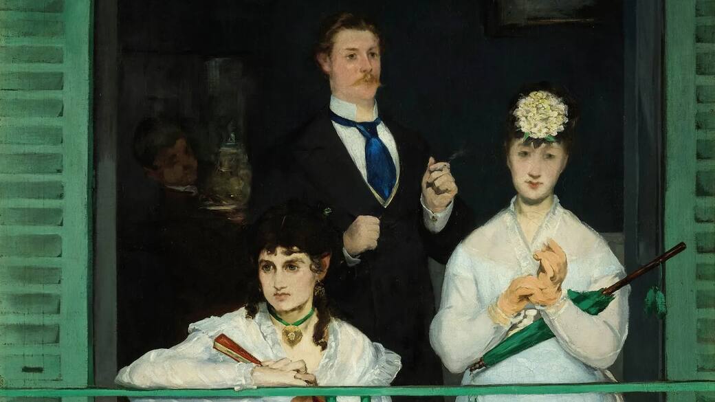 Édouard Manet. The Balcony, 1868-69. Oil on canvas, 66 15/16 x 49 3/16 in., (170 x 125 cm). Musée d'Orsay. © RMN-Grand Palais / Art Resource, NY