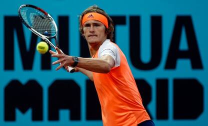 Madrid, Zverev fuori con Cuevas