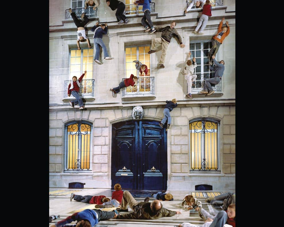 Un'opera di Leandro Erlich