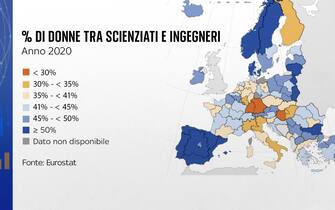 mappa scienziati ingegneri donna