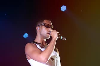 mahmood  during   Mahmood - Ghettolimpo Summer Tour, Italian singer Music Concert in Vicennza, Italy, September 05 2022