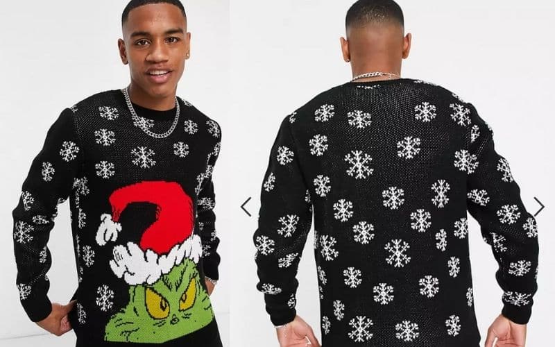 Asos – Maglione natalizio Grinch