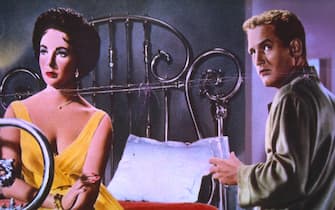 Paul Newman in una scena di La gatta sul tetto che scotta
