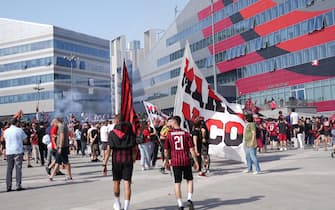 MILANO – Festa del Milan per la vincita del 19° scudetto a Casa Milan