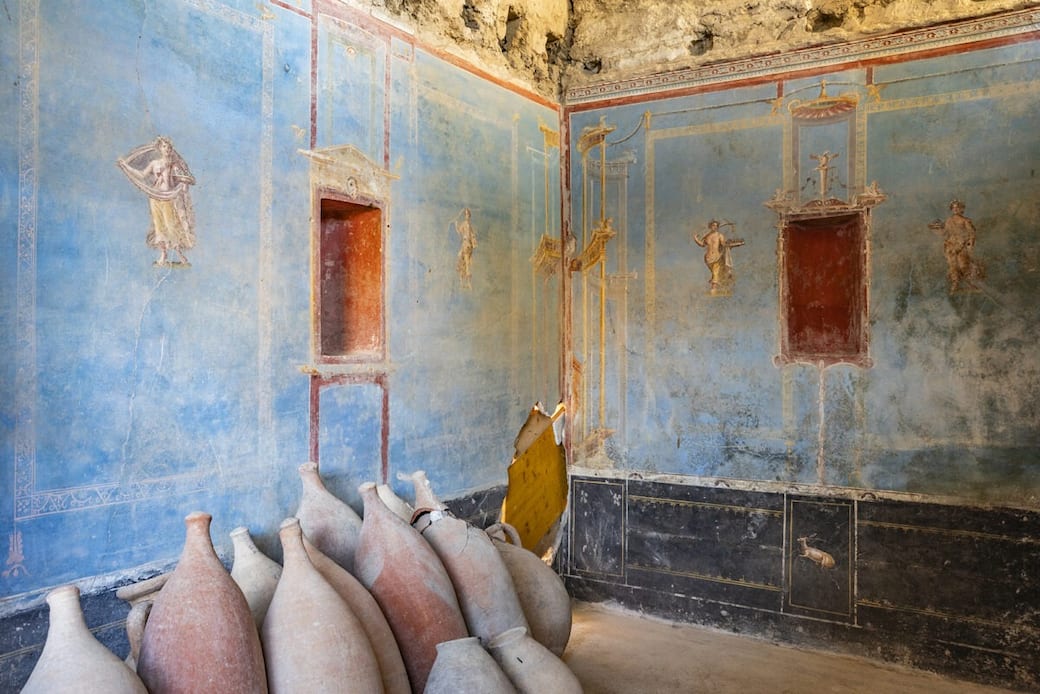 Sacrario Sala Celeste, Regio IX. Credit Parco Archeologico di Pompei