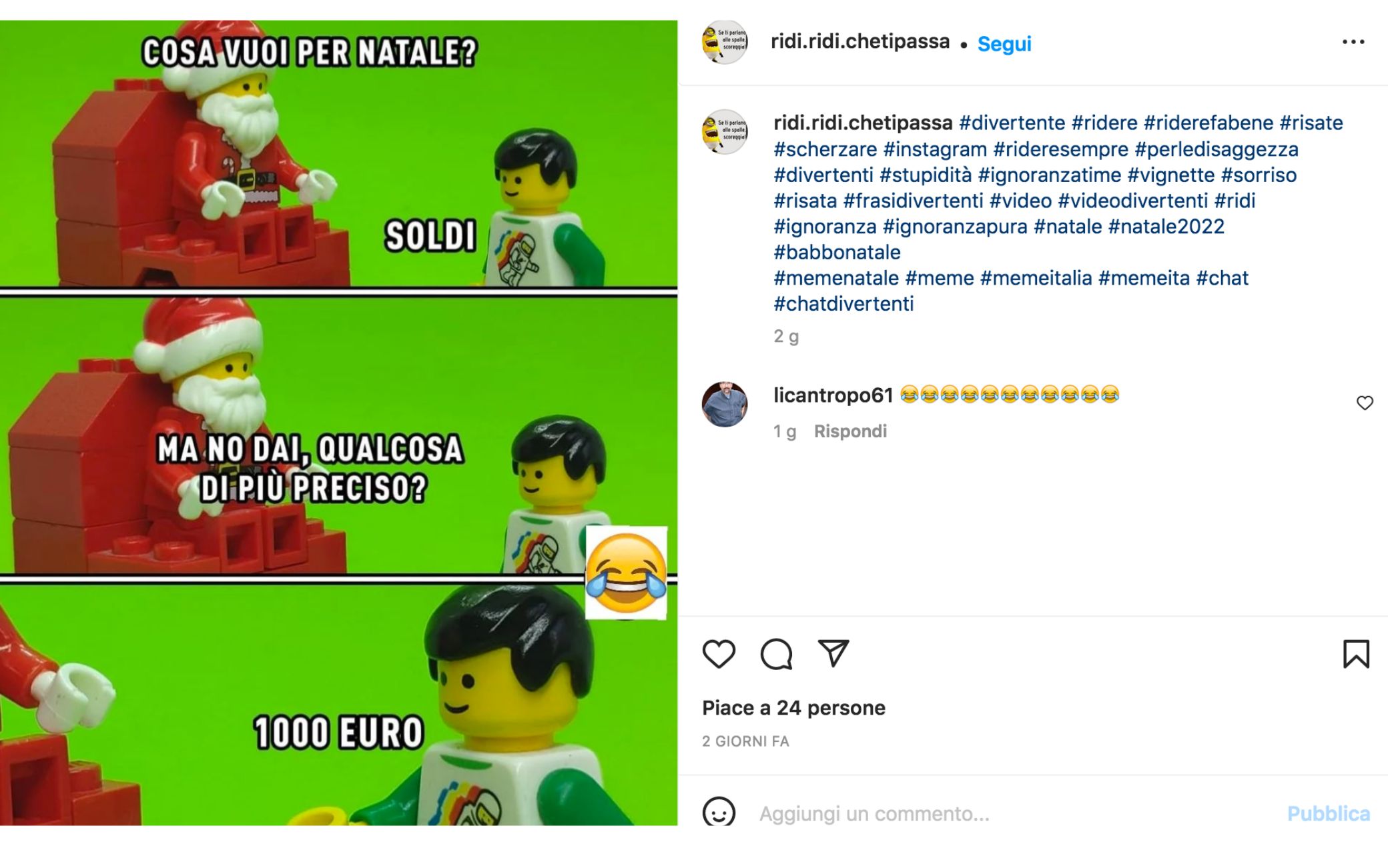 buona antivigilia di natale 2025