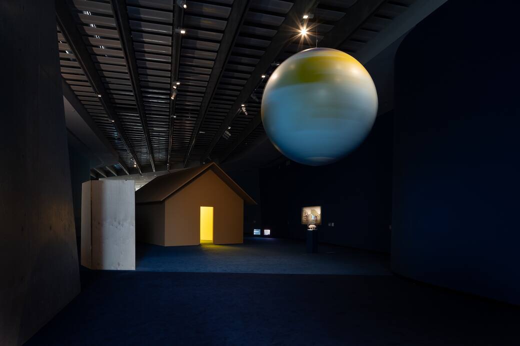 The Large Glass, Installation view. Ph Vincenzo Labellarte. Courtesy Fondazione MAXXI