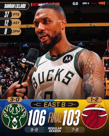 MIAMI HEAT-MILWAUKEE BUCKS 103-106
