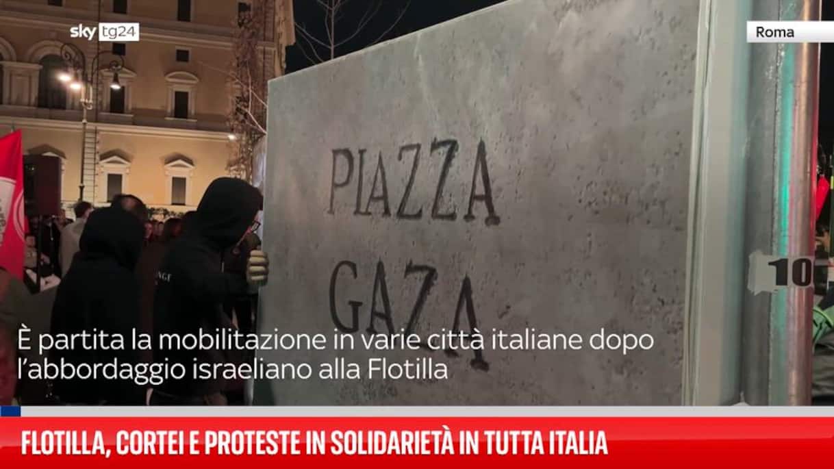 flotilla cortei e proteste in solidariet224 in tutta italia