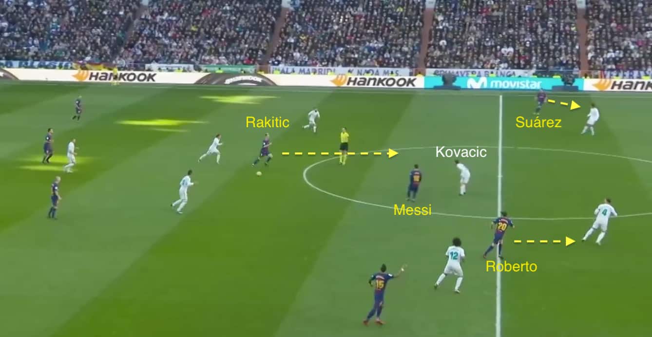 lionel messi, mateo kovacic, real madrid barcellona