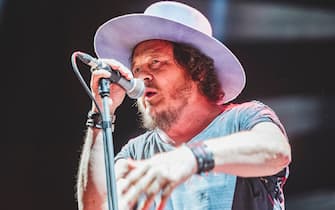 MADRID, SPAIN - JULY 14: Italian singer, musician and songwriter Zucchero performs in concert during Noches del Botanico music festival at Real Jardín Botánico Alfonso XIII on July 14, 2022 in Madrid, Spain. (Photo by Mariano Regidor/Redferns)