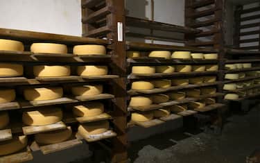 BUMTHANG, BHUTAN - APRIL 22: Swiss cheese factory, Chhoekhor Gewog, Bumthang, Bhutan on April 22, 2024 in Bumthang, Bhutan. (Photo by Eric Lafforgue/Art in All of Us/Corbis via Getty Images)