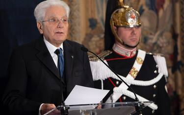 Roma - Il Presidente Sergio Mattarella in occasione della cerimonia per lo scambio degli auguri di fine anno con i Rappresentanti delle Istituzioni, delle Forze Politiche e della Società Civile , oggi 17 dicembre 2024
(Foto di Paolo Giandotti - Ufficio per la Stampa e la Comunicazione della Presidenza della Repubblica)