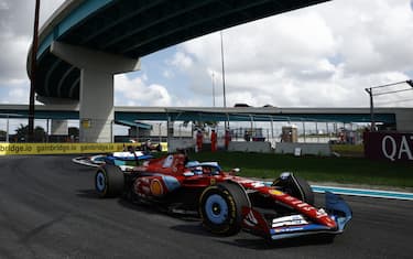 MIAMI INTERNATIONAL AUTODROME, UNITED STATES OF AMERICA - MAY 05: Charles Leclerc, Ferrari SF-24 during the Miami GP at Miami International Autodrome on Sunday May 05, 2024 in Miami, United States of America. (Photo by Zak Mauger / LAT Images)