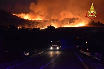 Incendi Petralia Soprana Sicilia