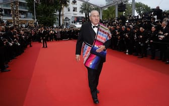 epa10641331 Osage Nation Principal Chief Geoffrey Standing Bear arrive for the screening of 'Killers of the Flower Moon' during the 76th annual Cannes Film Festival, in Cannes, France, 20 May 2023. The festival runs from 16 to 27 May.  EPA/GUILLAUME HORCAJUELO