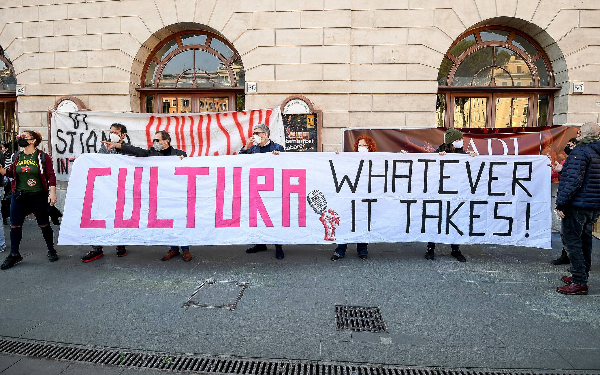 La protesta dei lavoratori