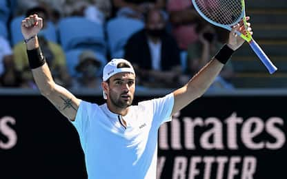 Berrettini e Sonego al 2° turno, fuori Fognini