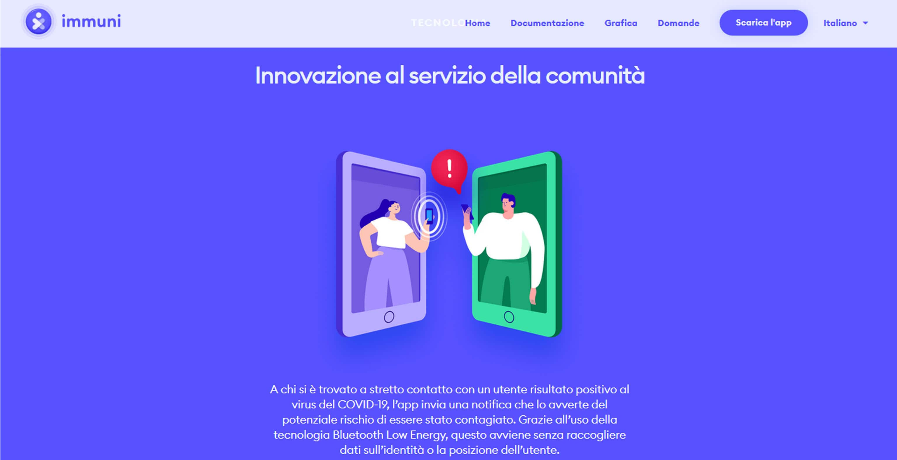 Da oggi la app Immuni Ã¨ disponibile sugli store di Google e Apple e potrÃ  essere scaricata gratuitamente da tutti i cittadini. La sperimentazione partirÃ  il 3 giugno in 4 regioni: Puglia, Abruzzo, Marche e Liguria. C'Ã¨ l'ok del Garante per la Privacy: trattamento di dati personali 'proporzionato'.
ANSA/UFFICIO STAMPA MINISTERO SANITA'
+++ ANSA PROVIDES ACCESS TO THIS HANDOUT PHOTO TO BE USED SOLELY TO ILLUSTRATE NEWS REPORTING OR COMMENTARY ON THE FACTS OR EVENTS DEPICTED IN THIS IMAGE; NO ARCHIVING; NO LICENSING +++