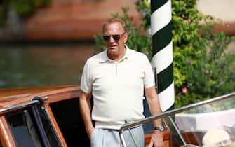 VENICE, ITALY - SEPTEMBER 07: Kevin Costner is seen at Hotel Excelsior during the 81st Venice International Film Festival on September 07, 2024 in Venice, Italy. (Photo by Matt Winkelmeyer/Getty Images)