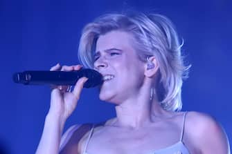 Singer Robyn performs in concert at Madison Square Garden in New York.