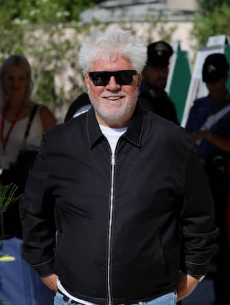 VENICE, ITALY - SEPTEMBER 07: Director Pedro Almodóvar attends the "Horizon: An American Saga - Chapter 2" red carpet during the 81st Venice International Film Festival at Sala Giardino on September 07, 2024 in Venice, Italy. (Photo by Victor Boyko/Getty Images)