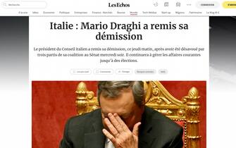 Draghi les echos