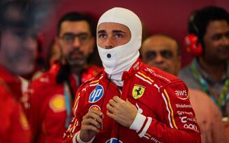 LECLERC Charles (mco), Scuderia Ferrari SF-24, portrait during the Formula 1 Etihad Airways Abu Dhabi Grand Prix 2024, 24th round of the 2024 Formula One World Championship from December 6 to 8, 2024 on the Yas Marina Circuit, in Abu Dhabi, United Arab Emirates