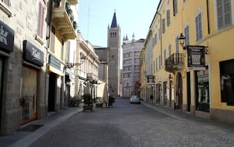 Parma Parma, citta deserta piazza duomo completamente deserta (Parma - 2020-03-17, SANDRO CAPATTI PARMA) p.s. la foto e' utilizzabile nel rispetto del contesto in cui e' stata scattata, e senza intento diffamatorio del decoro delle persone rappresentate
