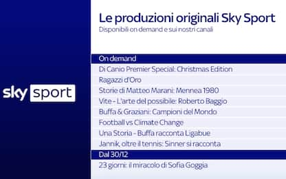 Le produzioni Originali Sky Sport da non perdere