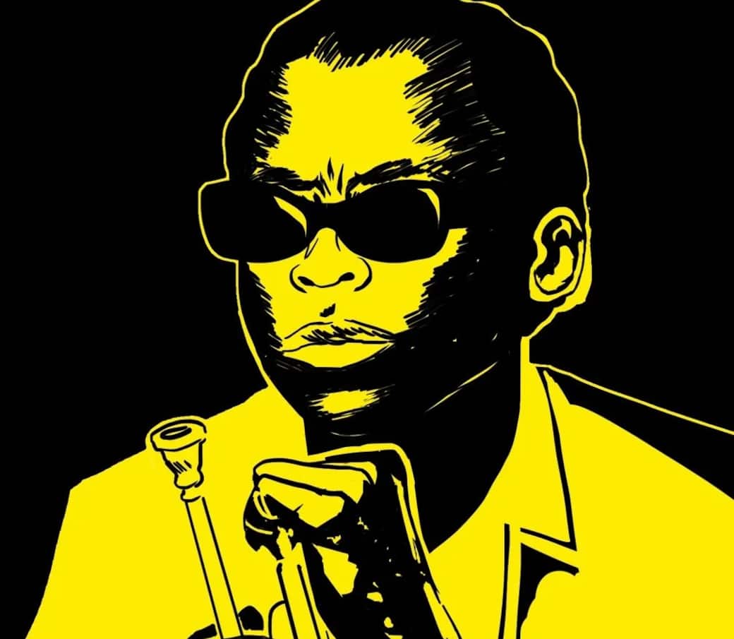 Un dettaglio della copertina di “The sound of Miles Davis”
