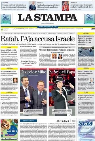 Rassegna stampa 25 maggio