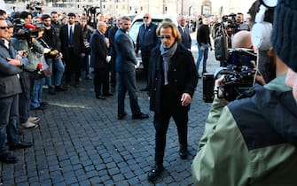 Roma, Funerali Eleonora Giorgi. Nella Foto Antonio Zequila
