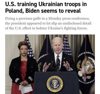 Gli Usa addestrano truppe ucraine in Polonia? - È l’interrogativo sollevato da Politico, che si chiede se Joe Biden - spiegando la sua 'gaffe' su Putin che non può restare al potere - non si sia lasciato sfuggire un dettaglio finora non noto