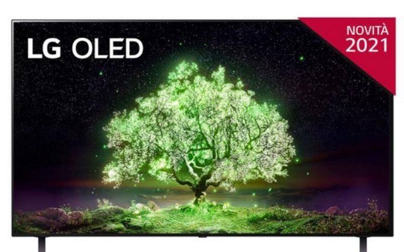 LG - OLED OLED55A16LA 55" 4K - Moonstone Blue