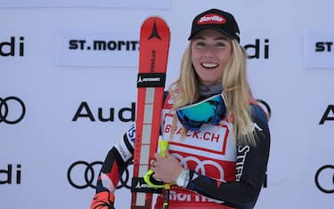 ALPINE SKIING - FIS WC 2023-2024 Women's World Cup DH Image shows: SHIFFRIN Mikaela (USA) - FIRST CLASSIFIED