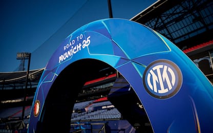 ROTTERDAM, NETHERLANDS - MARCH 05: General view inside the stadium prior to the UEFA Champions League 2024/25 UEFA Champions League 2024/25 Round of 16 first leg match between Feyenoord and FC Internazionale Milano at De Kuip on March 05, 2025 in Rotterdam, Netherlands. (Photo by Mattia Ozbot - Inter/Inter via Getty Images)
