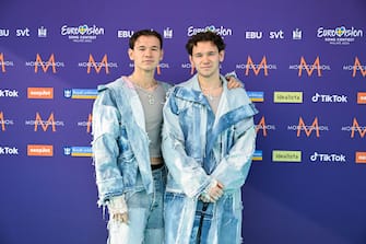 Mandatory Credit: Photo by Jessica Gow/TT/Shutterstock (14463531bu)
Marcus & Martinus representing Sweden pose on the turquoise carpet before the opening ceremony for the 68th edition of the Eurovision Song Contest (ESC) at Malmö Live, in Malmö, Sweden, Sunday, May 05, 2024.
Eurovision Song Contest 2024, Malmö, Sweden - 05 May 2024