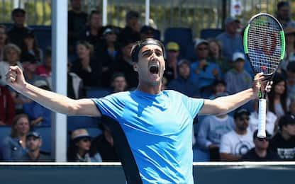 Aus Open: Sonego, Nole e Fognini al secondo turno